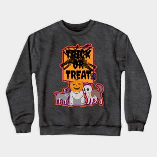 Trick or Treats Spooky Dogs Crewneck Sweatshirt